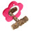 Flower Shape Bird Mirror With Perch Toy Stand For Parrot 2