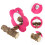 Flower Shape Bird Mirror With Perch Toy Stand For Parrot 11