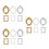 18 Pcs Photo Frame Design Phone Shell Decor Craft Materials 10