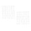 2 Sets Alphabet And Number Cake Stencils White 5