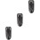3Pcs Durable Leather Pliers Holder Black Protective Pruner Case 7