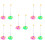 10 Pcs Plastic Table Tennis Trainers For Children Practical Plaything 4