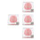 40 Pcs Halloween Blood Spatter Brain Slice Acrylic Coasters 4