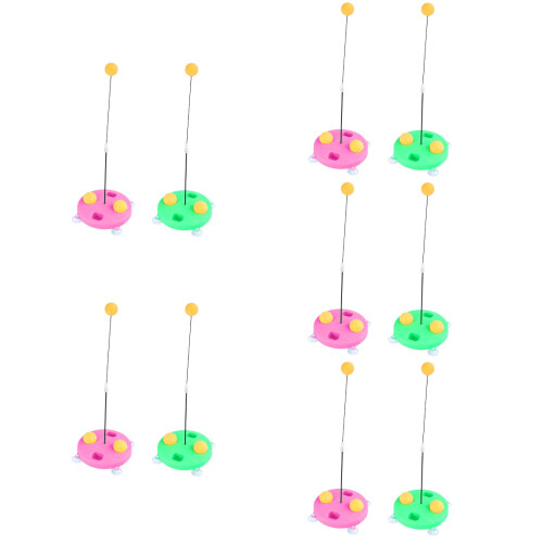 10 Pcs Plastic Table Tennis Trainers For Children Practical Plaything 1