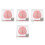 40 Pcs Halloween Blood Spatter Brain Slice Acrylic Coasters 6