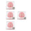 40 Pcs Halloween Blood Spatter Brain Slice Acrylic Coasters 7