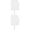 2Pcs Blank Fan Shape Sublimation Ornament For Heat Transfer 7