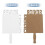 2Pcs Blank Fan Shape Sublimation Ornament For Heat Transfer 10