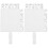 2Pcs Blank Fan Shape Sublimation Ornament For Heat Transfer 4