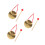 3Pcs Chinese Traditional Gong With Hammer Mallet And Hanging String 8