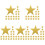 100 Pcs Paper Pentagram Cutouts For Kindergarten Wall Decor 4