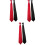 6 Pcs Clip-On Neckties For Office School Uniforms 5