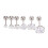 24 Pcs Stainless Steel Stud Earrings For Men Cartilage Ear Studs 9