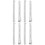 4Paires Rails De Glissière En Acier Durable Pour 7