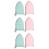 6 Pcs Practical Handheld Ironing Board Portable Ironing Mitt 10
