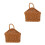 2 Pcs Countryside Style Plastic Wall-Mounted Storage Basket 10