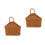 2 Pcs Countryside Style Plastic Wall-Mounted Storage Basket 5