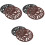 6 Pcs Silicone Trivet Mat For Kitchen Hot Pan Insulated Pad 3