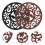 6 Pcs Silicone Trivet Mat For Kitchen Hot Pan Insulated Pad 10