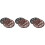 6 Pcs Silicone Trivet Mat For Kitchen Hot Pan Insulated Pad 4