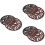 6 Pcs Silicone Trivet Mat For Kitchen Hot Pan Insulated Pad 6