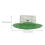 6 Pcs Men Toilet Urinal Screens Fragrance Deodorizer Filter Pad 10