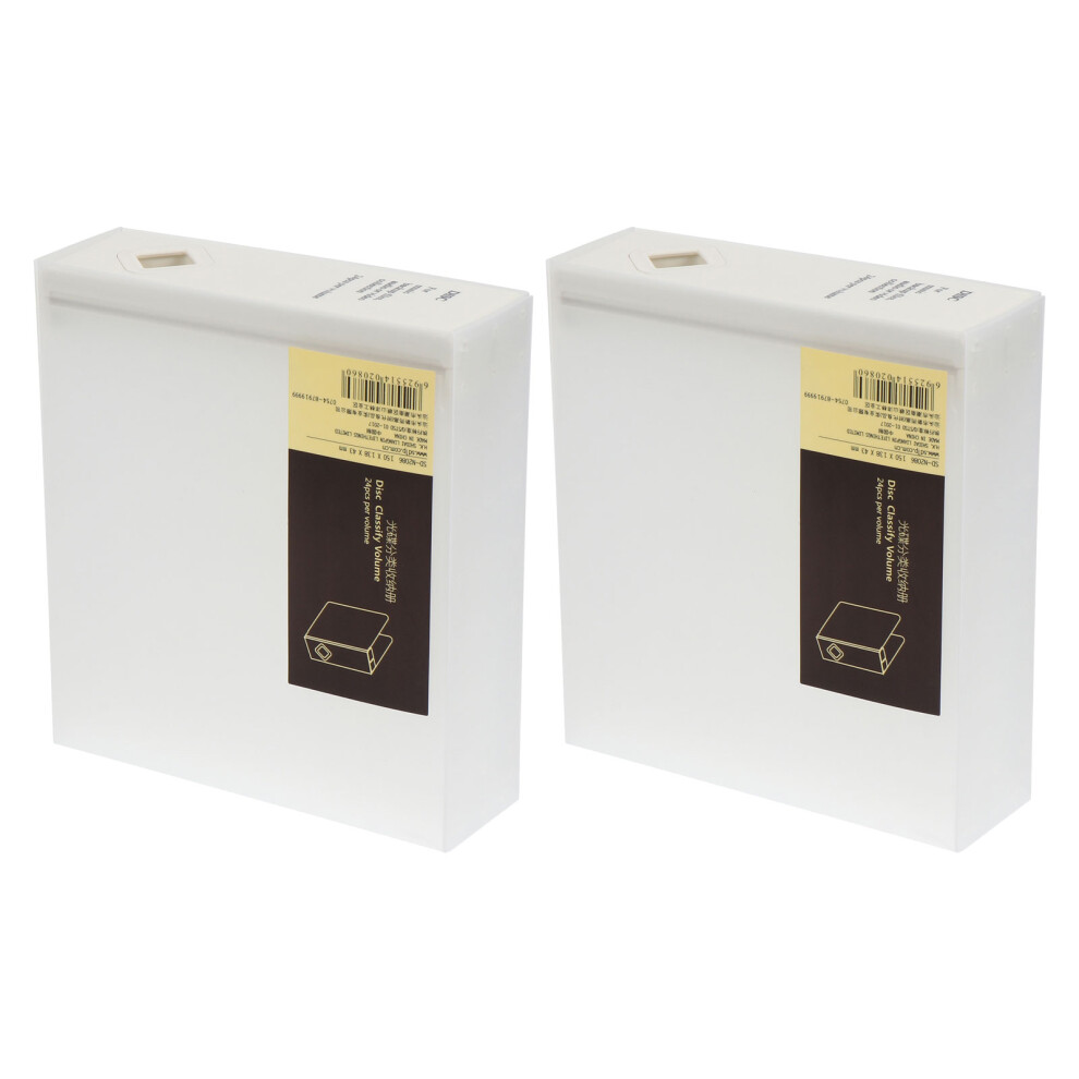 2Pcs 24-Slot CD Storage Holder Portable Organizer For Car Home Travel-image-OPC-PKXN9VZ-NEW