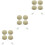 12 Pcs Phone Screen Cleaner Macaron Shape Wiper Cloth 5