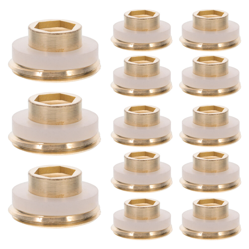 60 Pcs Silicone Copper Faucet Sealing Gaskets For Hot Cold Water Pipe 033394950057