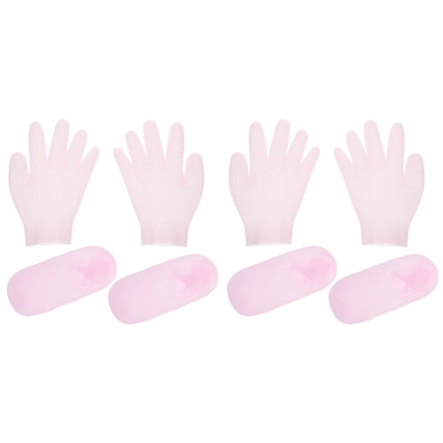 2Sets Hand- En Voet Hydraterende Handschoenen En Elastisch Sebs 1