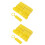 240 Pcs Reusable Plastic Tags Buckle Gardening Labels Yellow 5