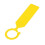 240 Pcs Reusable Plastic Tags Buckle Gardening Labels Yellow 9