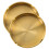 6 Pcs Brass Ashtray: Minimalist Round Compact For Smokers 3