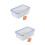 2Sets Draagbare Sigarenbox Voor Thuis Stevig Plastic Kleurrijk Ontwerp 9