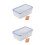 2Sets Draagbare Sigarenbox Voor Thuis Stevig Plastic Kleurrijk Ontwerp 7