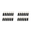 80 Pcs Wooden Blackboard Message Boards Double Sided Hanging Ornaments 5