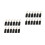 80 Pcs Wooden Blackboard Message Boards Double Sided Hanging Ornaments 4