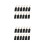 80 Pcs Wooden Blackboard Message Boards Double Sided Hanging Ornaments 8
