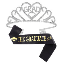 2 Sets Of Graduation Etiquette Belt Hair Set 2021 Graduation Supplies