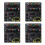 4Pcs Double-Sided Blackboard For Kids School Classroom Decor 9