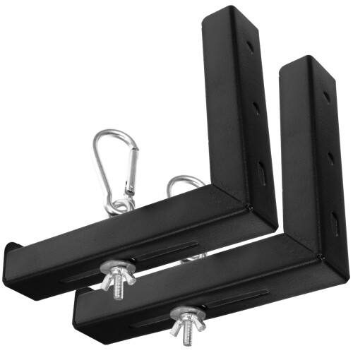 6 Pcs Projector Screen Bracket L Wall Mount With Hook 1