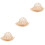 3Pcs Vintage Crystal Candlestick Elegant Leaf Candle Holder 5