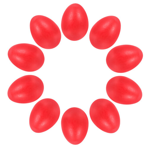 30 Pcs Simulation Wooden Egg Model Tabletop Decoration