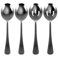8 Pcs Stainless Steel Serving Spoon Self-Service Scoop Colander