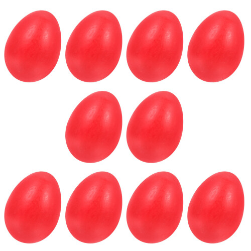 30 Pcs Simulation Wooden Egg Model Tabletop Decoration 1
