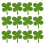 36 Pcs Four Leaf Clover Coasters And Placemats For 1