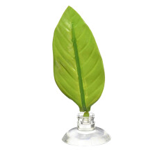 3Pcs Artificial Leaf Aquarium Plant Decor For Fish Tank (Green)