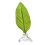 3Pcs Artificial Leaf Aquarium Plant Decor For Fish Tank (Green) 1