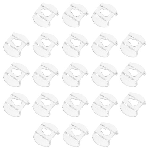 20pcs Acrylic Frame Hooks for Wall Mounting Mirrors & Frames