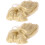 2 Pcs Fluffy Short Messy Curls Claw Clip Ponytail Extensions 613 5